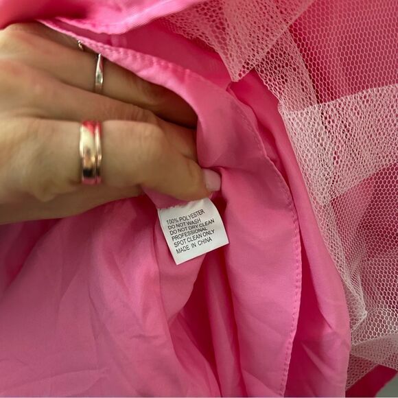 Mac Duggal Strapless A-Line Bow Mini Dress - Picture 4 of 8